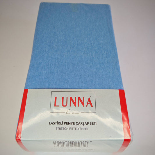 Pamučni čaršaf na lastiš za francuski ležaj + dve jastučnice