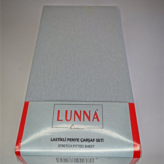 Pamučni čaršaf na lastiš za francuski ležaj + dve jastučnice